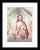 Tympanum depicting the Saviour Blessing, 1341 by Simone Martini