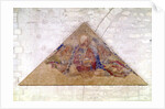 Tympanum depicting the Saviour Blessing, 1341 by Simone Martini