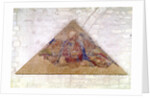 Tympanum depicting the Saviour Blessing, 1341 by Simone Martini