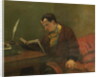Portrait of Charles Baudelaire 1847 by Gustave Courbet