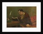 Portrait of Charles Baudelaire 1847 by Gustave Courbet
