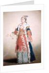Frankish Woman from Pera, Constantinople, 1738-43 by Jean-Etienne Liotard