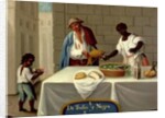 An American Indian Man and his Negro Wife by Mexican School