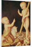 The Infant Christ Triumphing over Death and the Infant St. John the Baptist by Lucas the Elder Cranach