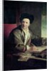 Portrait of Bernard le Bovier de Fontenelle by Jean Baptiste Greuze