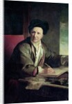 Portrait of Bernard le Bovier de Fontenelle by Jean Baptiste Greuze