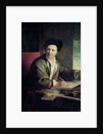 Portrait of Bernard le Bovier de Fontenelle by Jean Baptiste Greuze