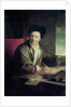 Portrait of Bernard le Bovier de Fontenelle by Jean Baptiste Greuze