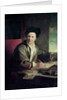 Portrait of Bernard le Bovier de Fontenelle by Jean Baptiste Greuze