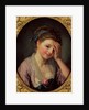 Young Girl with a Rose by Jean Baptiste Greuze