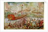 The Battle of Lepanto, October 1571, 1600 by Antonio Vassilacchi