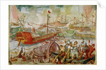 The Battle of Lepanto, October 1571, 1600 by Antonio Vassilacchi