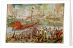 The Battle of Lepanto, October 1571, 1600 by Antonio Vassilacchi