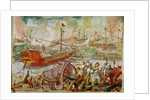 The Battle of Lepanto, October 1571, 1600 by Antonio Vassilacchi