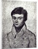 Portrait of Evariste Galois by French School