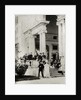 Residents of Villa Medici in Rome, photo sent and dedicated by Claude Debussy to his parents, 1884-85 by French Photographer
