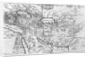 Map of the Travels and the Expeditions of Alexander the Great in Asia by Jean Blanchin