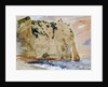 Cliffs of Etretat. The Pied du Cheval, 1838 by Ferdinand Victor Eugene Delacroix