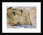 Cliffs of Etretat. The Pied du Cheval, 1838 by Ferdinand Victor Eugene Delacroix