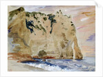 Cliffs of Etretat. The Pied du Cheval, 1838 by Ferdinand Victor Eugene Delacroix