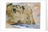 Cliffs of Etretat. The Pied du Cheval, 1838 by Ferdinand Victor Eugene Delacroix