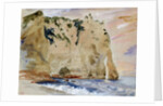 Cliffs of Etretat. The Pied du Cheval, 1838 by Ferdinand Victor Eugene Delacroix