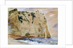 Cliffs of Etretat. The Pied du Cheval, 1838 by Ferdinand Victor Eugene Delacroix