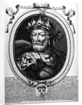 Portrait of Merovech King of the Salian Franks by Nicolas II de Larmessin