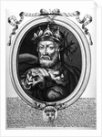 Portrait of Merovech King of the Salian Franks by Nicolas II de Larmessin