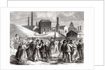 Women Demonstrating at the Le Creusot coal mine in April 1870 by Jules Pelcoq