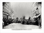 Barricade in the Rue de Flandre, during the Commune of Paris, 18th March 1871 by French Photographer