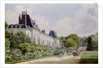 View of the Garden Facade of the Chateau by Auguste Simon Garneray
