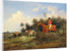 Hunting Scene by Bernard Edouard Swebach