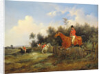 Hunting Scene by Bernard Edouard Swebach
