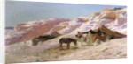 Bedouin Camp in the Dunes by Eugene Alexis Girardet