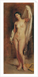 Standing Female Nude by Theodore Chasseriau