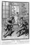 Harlequin and Scaramouche by French School