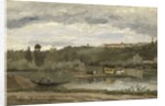 Ferry at Varenne-Saint-Hilaire, 1864 by Camille Pissarro