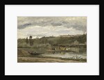 Ferry at Varenne-Saint-Hilaire, 1864 by Camille Pissarro