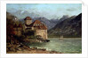 The Chateau de Chillon, 1875 by Gustave Courbet