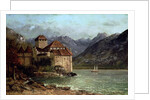 The Chateau de Chillon, 1875 by Gustave Courbet