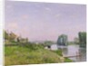 Ile Saint-Denis, 1872 by Alfred Sisley