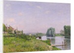 Ile Saint-Denis, 1872 by Alfred Sisley