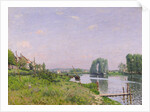Ile Saint-Denis, 1872 by Alfred Sisley