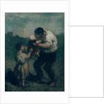The Kiss, c.1845-48 by Honore Daumier