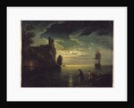 Evening Seascape by Claude Joseph Vernet