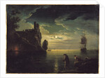 Evening Seascape by Claude Joseph Vernet