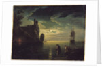 Evening Seascape by Claude Joseph Vernet