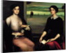 Portrait of Angeles and Fuensanta by Julio Romero de Torres