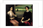 Portrait of Angeles and Fuensanta by Julio Romero de Torres